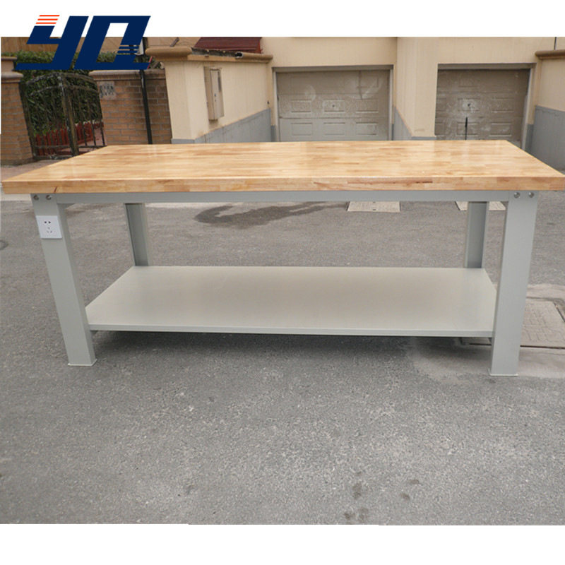 实木台面工作台 实木重型工作台 钳工操作台 车间实验室台