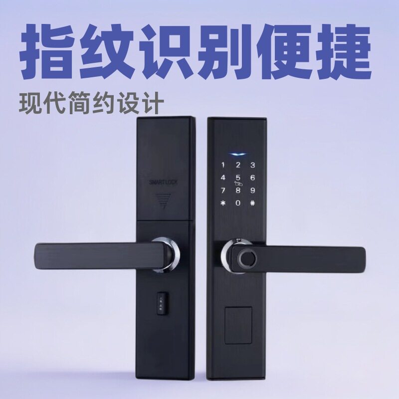 蓝盾智能电动指纹密码电动车锁