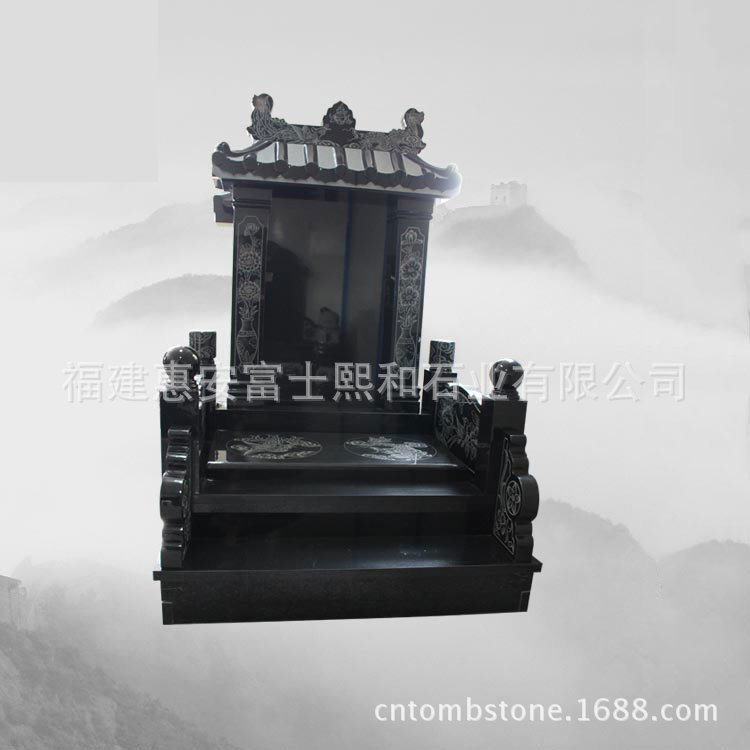 定做批发山西黑石碑墓碑雕刻厂