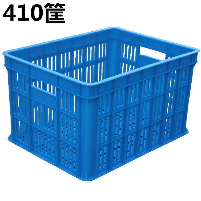 410*310*240白色塑料筐周转筐蔬菜水果鸡蛋框子385*285*235网眼框