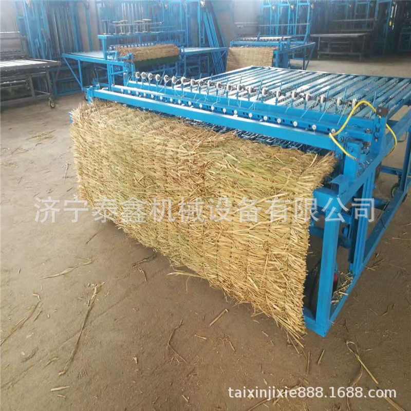 加厚型多针棕垫机 电动稻草麦秆草帘编织机推荐果蔬大棚草帘机