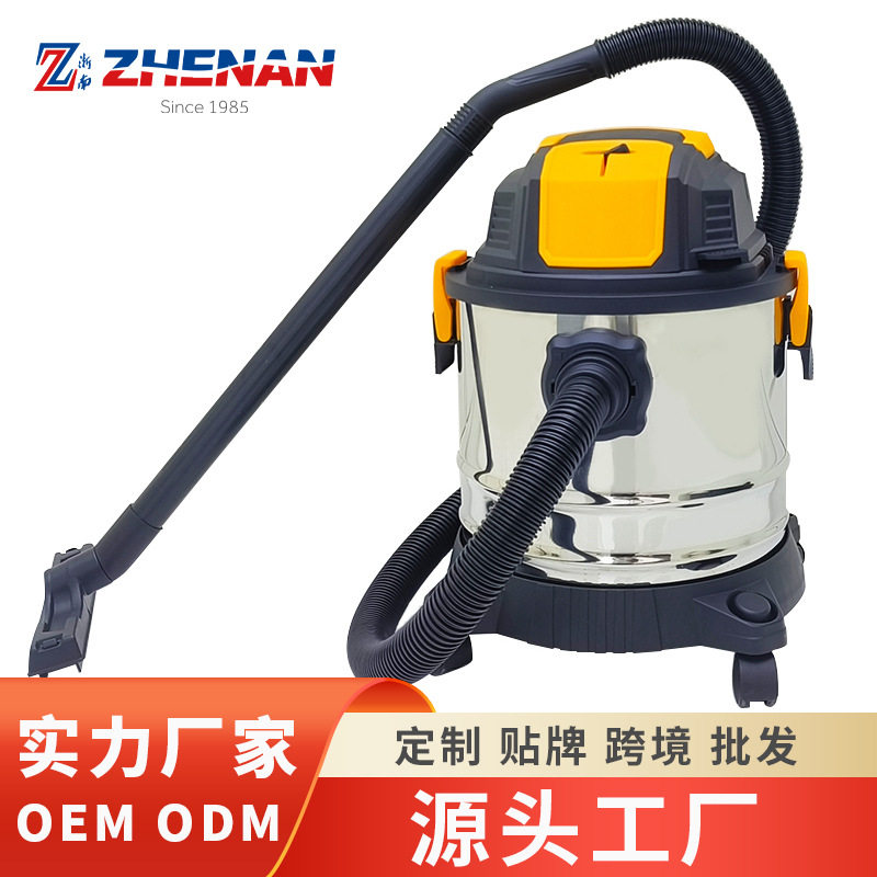 工厂订置超杰吸尘器桶式立式真空车用便携工业吸尘机20L美缝汽配