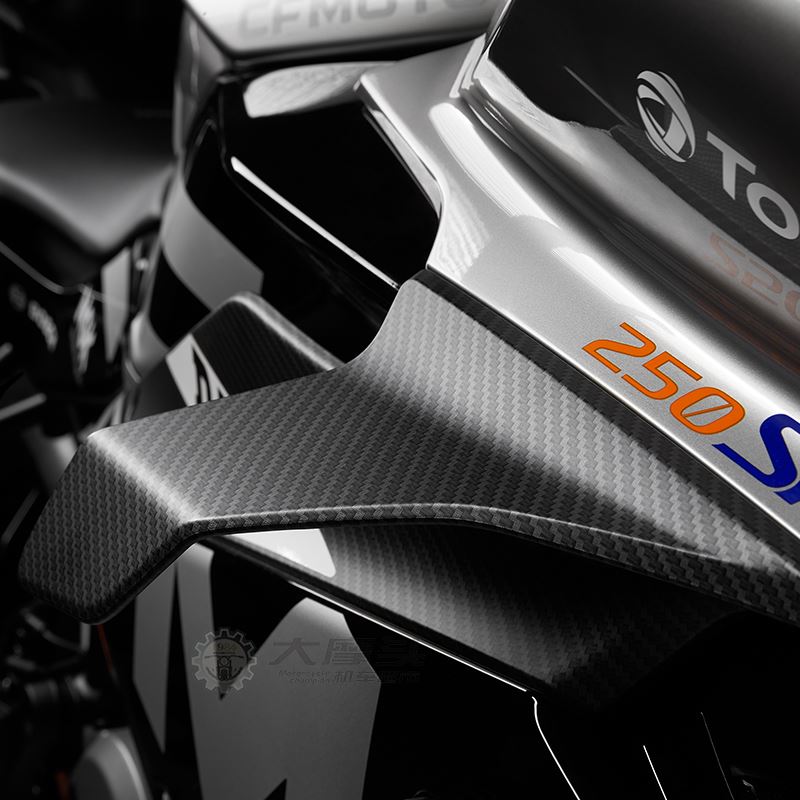 250SR速感灰MY22单摇臂全车外壳护板定风翼后尾翼摩托车配件