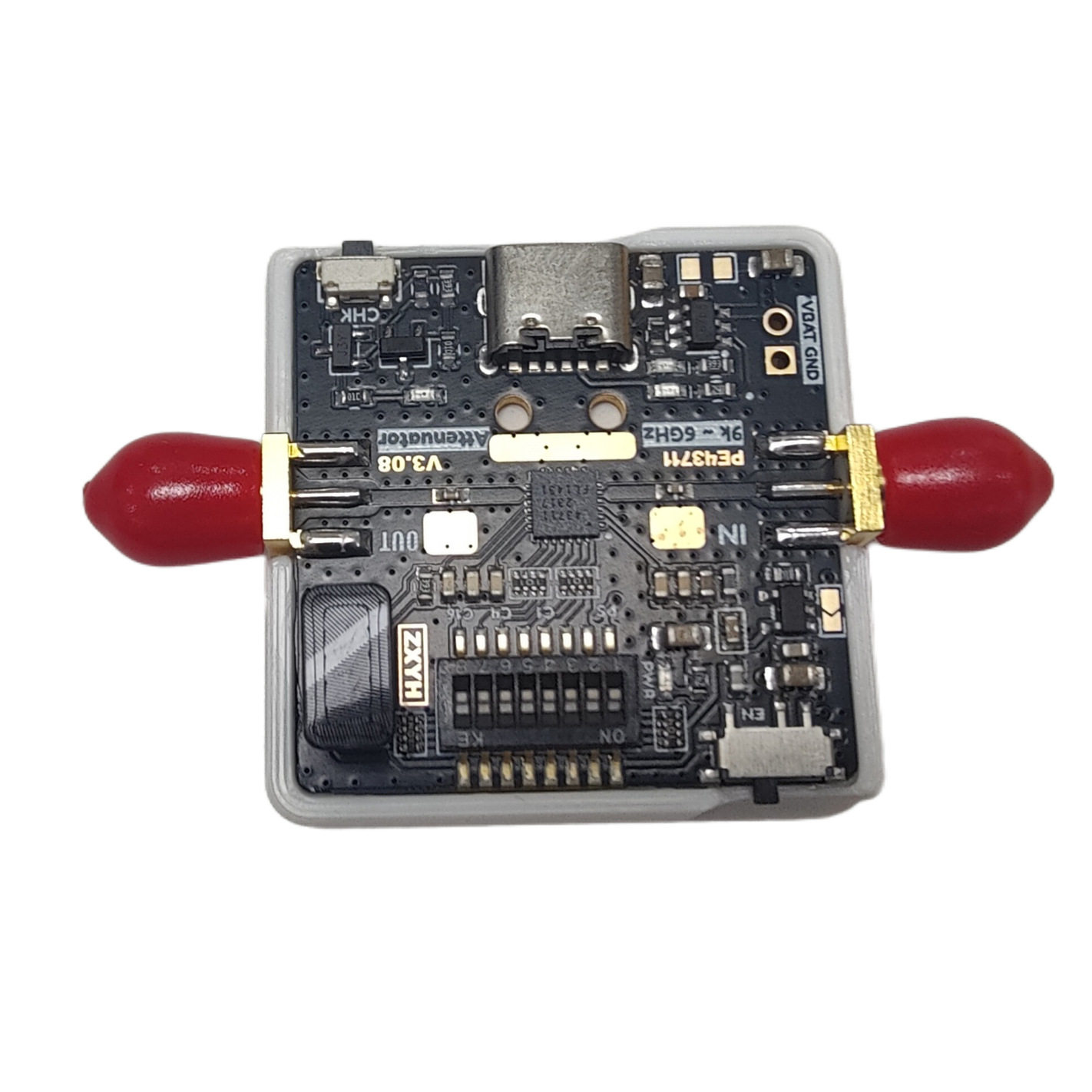 PE43711数控衰减器9kHz-6GHz 内置电池直替PE4302 4G射频衰减