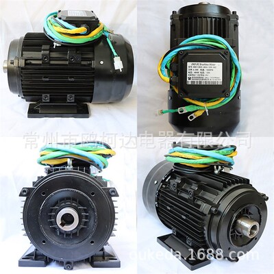 直流无刷电机 Y2大功率永磁电动机 550W 12V 1500rpm铝壳高效率