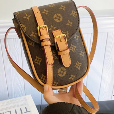 夏天小包包女2024新款老花手机包迷你小包高级感百搭单肩斜挎小包