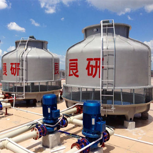 广东良研厂家供应批发机械设备适用150吨逆流圆形冷却塔 散热水塔