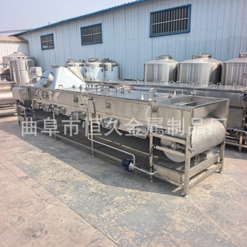 蒸米饭机器 全自动多功能连续蒸饭机 黄酒白酒泡粮蒸米拌曲一体机