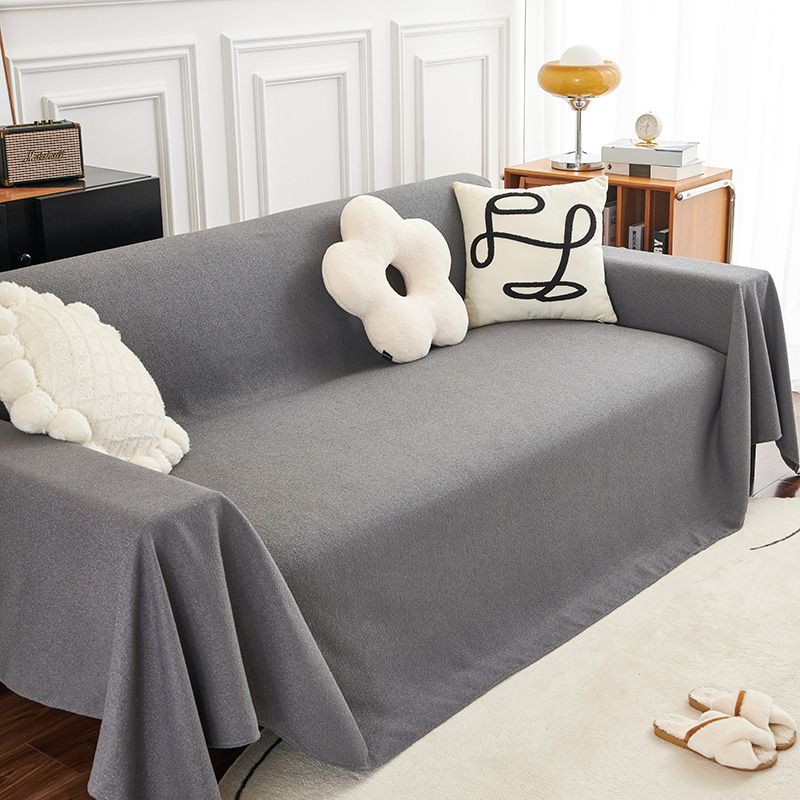极速防水沙发盖布巾四季通用纯色系隔尿防L滑全盖一片式沙发坐垫