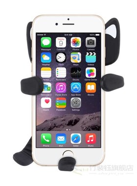 极速2021 New Cat Shape Siulicone Bendable Phone Holder Car P