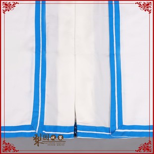 极速梨园戏装戏曲百褶素裙 戏装素白裙I 青衣腰包宽边素腰包素腰