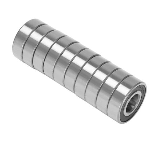 极速10 Pcs 6203-2RS Ball Bearings Bearing andP Double Rubber