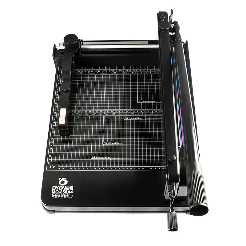 极速宝预858A4秒切重型厚x层切纸机裁纸刀切纸机厚小型裁刀手动裁