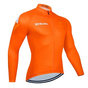极速Pro Cycling Jersey 2021 STRAVA Long Sleeve MountXain Bic