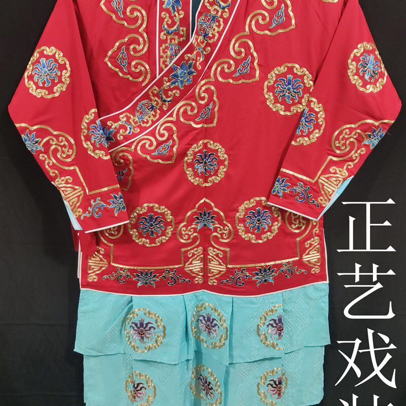 新品正艺b戏装戏曲仿手绣抱衣京剧三岔口戏剧武生衣舞台演出戏服