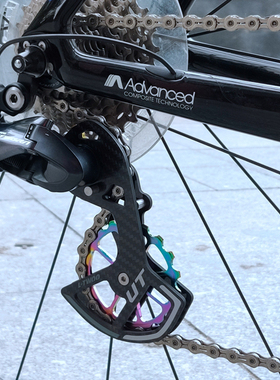 极速公路b车导轮FORCE大鸡腿导轮后拨碳纤维陶瓷轴承R8000//5800/