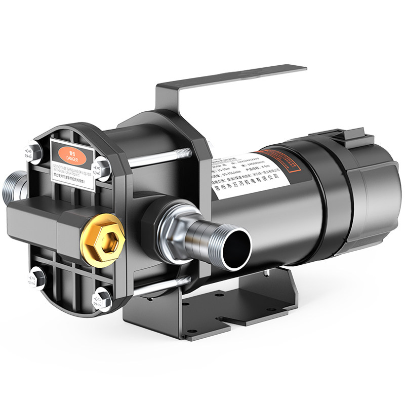 极速齿轮式正反转电动抽油泵12V/y24V/220V自吸泵直流柴油泵抽油