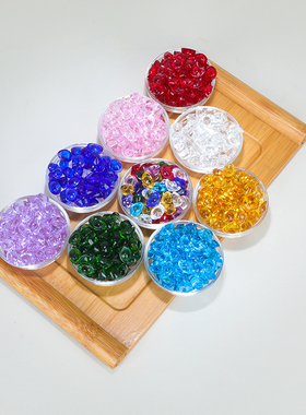 极速七彩琉璃水晶元宝曼扎宝石招财D开业礼品宝瓶佛像装藏七宝石