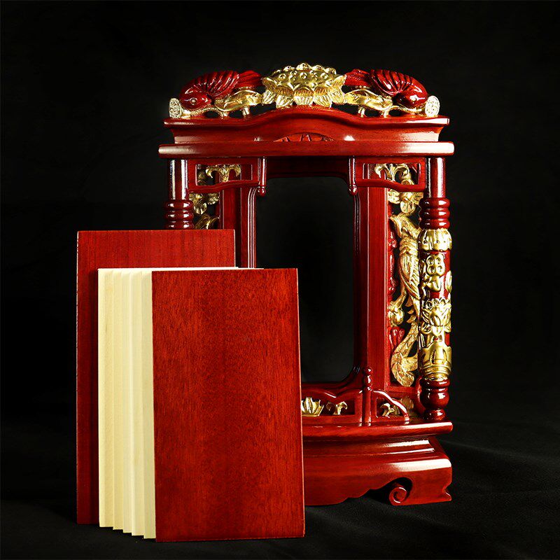 新品红木定制牌位历代祖先牌神A主牌天地君亲师灵牌家用灵位祖宗