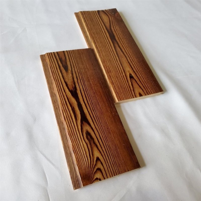 极速碳化实木e免漆桑拿板室内客厅吊顶墙面墙裙装修扣板护墙板吊