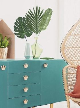 极速60Pcs 6 Kinds Palms Leaves ArtificiJal Tropical Faux Ste