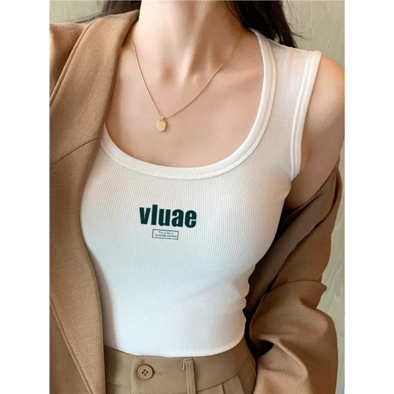 新品2025新款纯棉内搭吊带背心女夏季修身显瘦百搭短款.小个子外