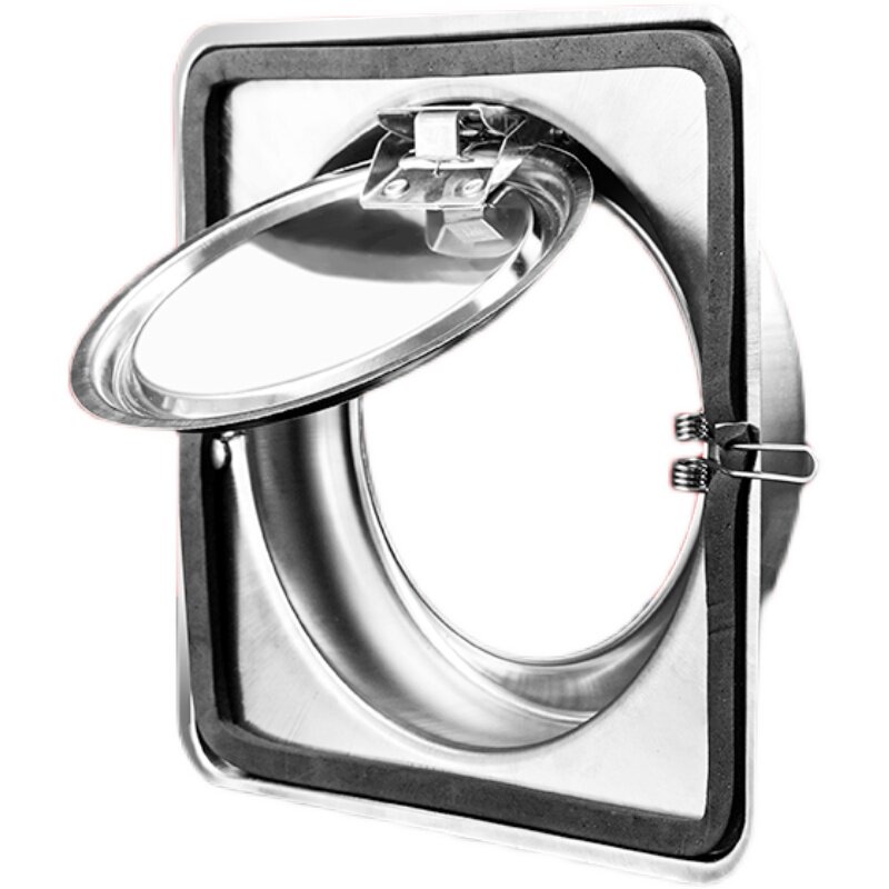 极速不锈钢d烟道止逆阀抽油烟机止回阀厨房专用排烟管通用止烟阀