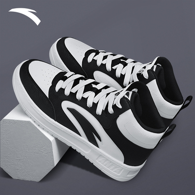 安踏高帮板鞋男秋季新款轻便舒适