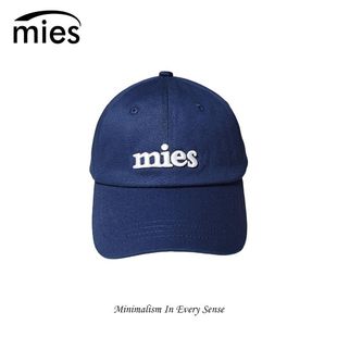 韩版Mies字母刺绣棒球帽2025新款男女防晒遮阳帽鸭舌帽潮牌帽子