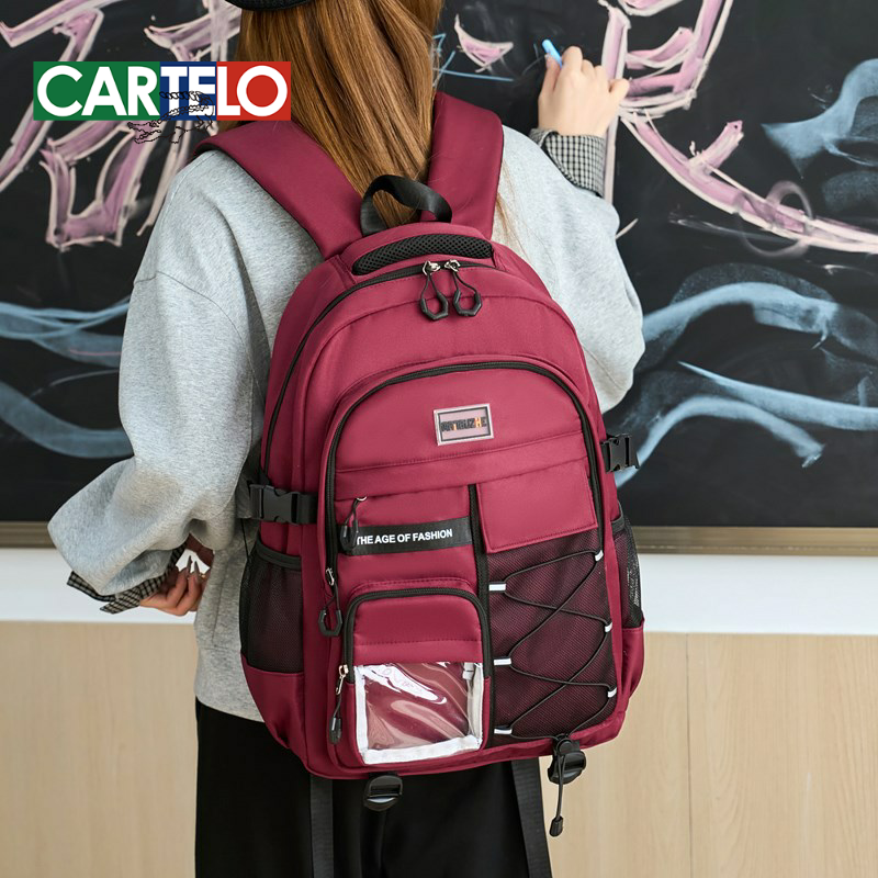 外贸新款大容量旅行双肩包结实耐