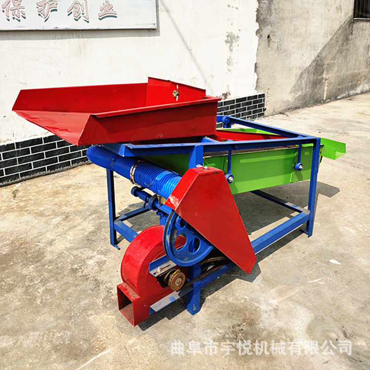 电动粮食筛选机谷子高粱精选机新款直线震动筛