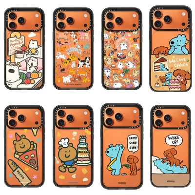 CASE卡通可爱适用于iphone星宇橙色17promax苹果14plsu创意13防摔12防摔15pro保护套16promax手机壳女男