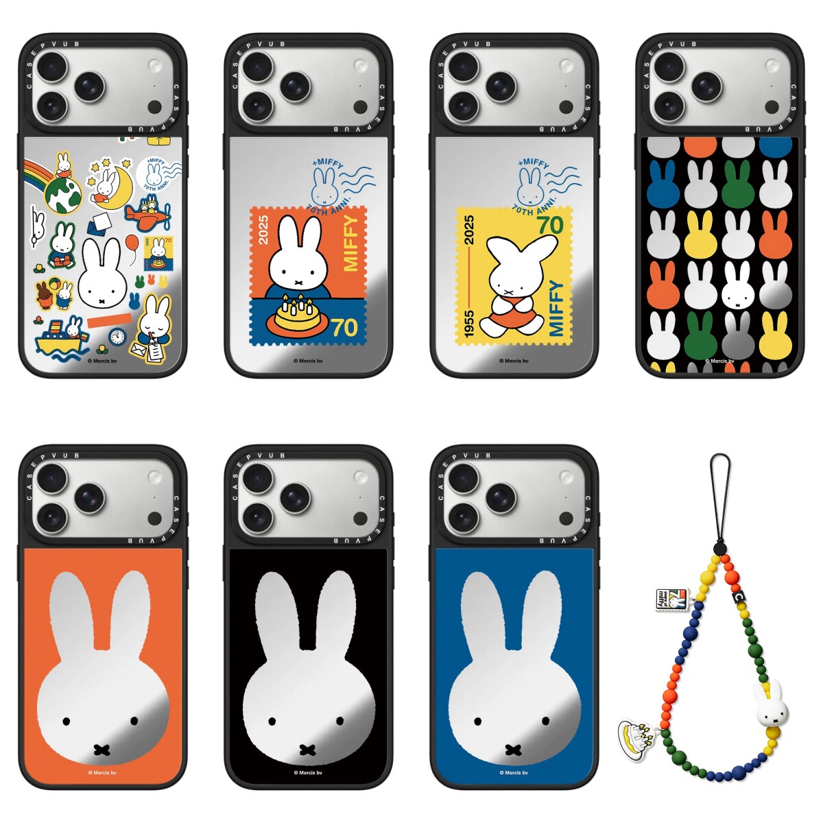 CASEPVUB联名Miffy米菲兔70周年17promax适用苹果iphone16pro防摔15明星同款Magsafe磁吸可爱卡通创意手机壳