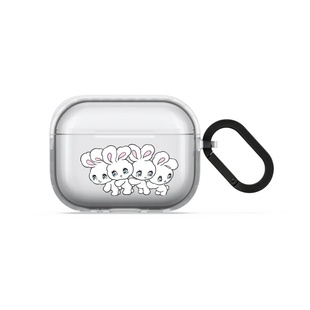 foxy illustrations小白兔耳机壳4代AirPodsPro3代第三代保护套适用AirPodsPro二代AirPods降噪蓝牙保护套