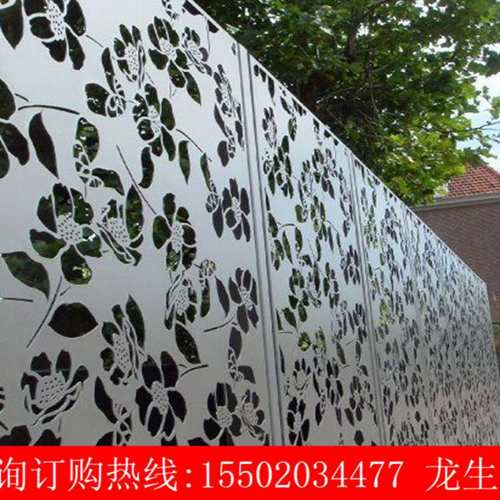 极速大型商场装饰铝板冲孔镂空雕刻氟碳D转印木S纹室内造型包柱铝