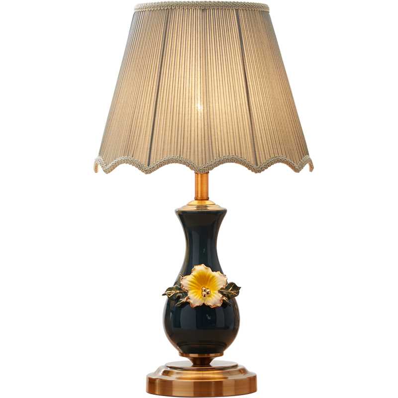 极速欧式小台灯卧室床头s灯客厅美式简约现代创意时尚温馨婚房陶