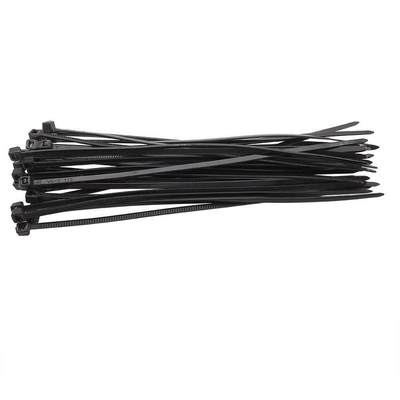 极速50Pbcs Black Plastic Nylon Ties Self-Locking Wire Cable