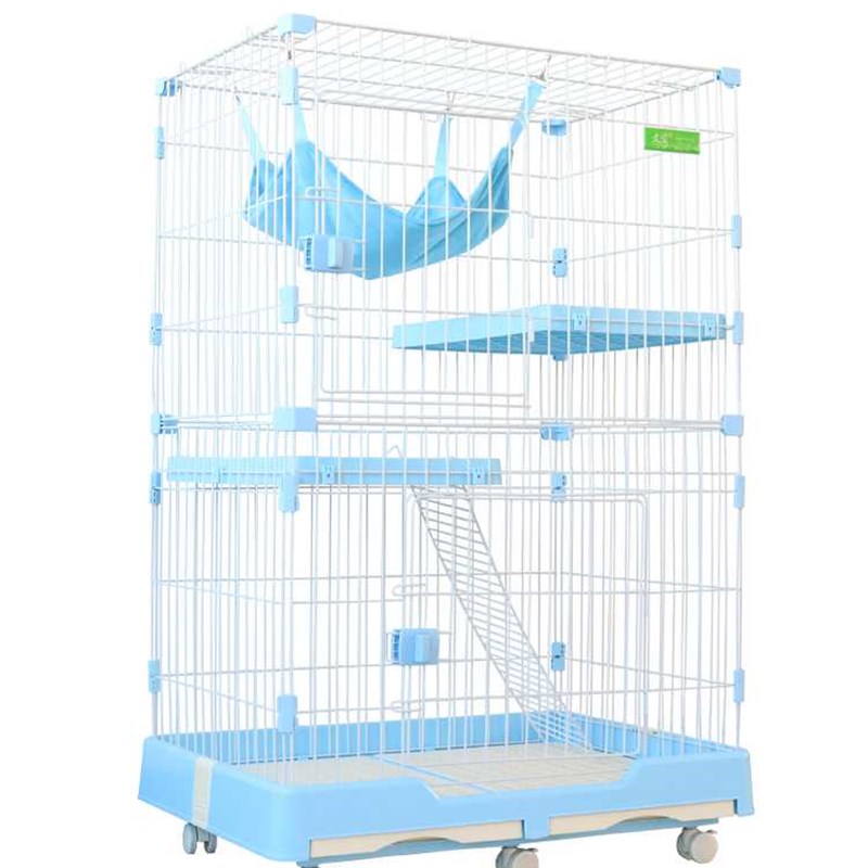 极速新款猫笼子猫别墅家用室内带厕所H可放猫砂盆超大自由空间猫