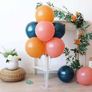 极速支柱地飘气球森系布置道具气球客厅落地桌飘汽球浪.漫桌飘飘