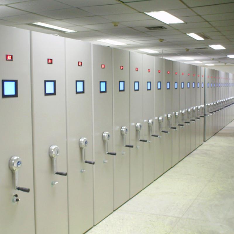 极速2023新款密集架档案室密接柜手摇移动资料档案密集.柜电动智