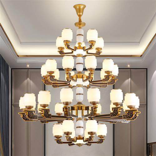 极速新品 复式楼大吊灯新中式别墅客厅J中空大吊灯楼中楼挑空锌合,农机/农具/农膜,水带阀门/接口,淘宝优惠券,粉丝福利购,淘宝优惠卷