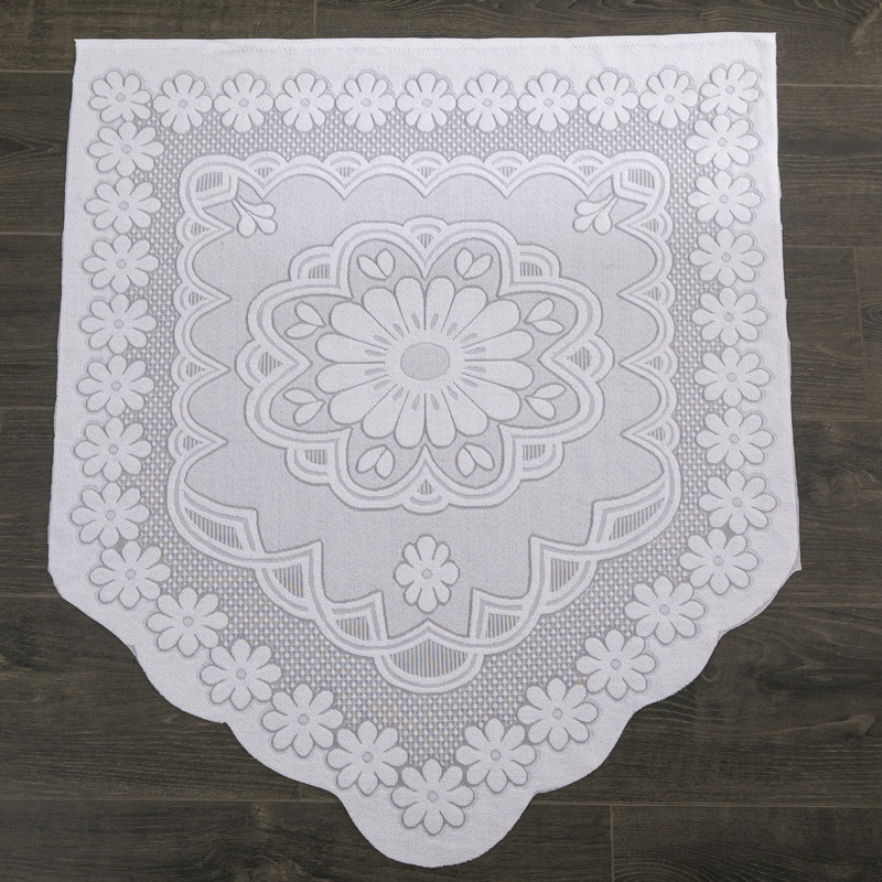 极速白色加厚加密蕾丝防滑单人沙发坐垫J靠背巾扶手盖巾布艺防尘