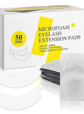 极速LASHVIEW 50 Pairs Eye Pads UCnder Eye Pads Kit for Eyela