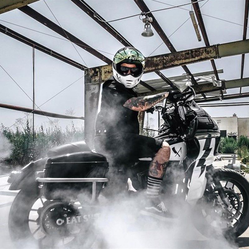 极速RAPUSEL哈雷摩托车骑士DS风D格平光眼镜骑行风镜屠夫 PB风格U