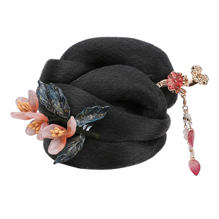 极速古装假发包古风盘发发髻x汉服日常百搭造型垫盼儿仙女发型头