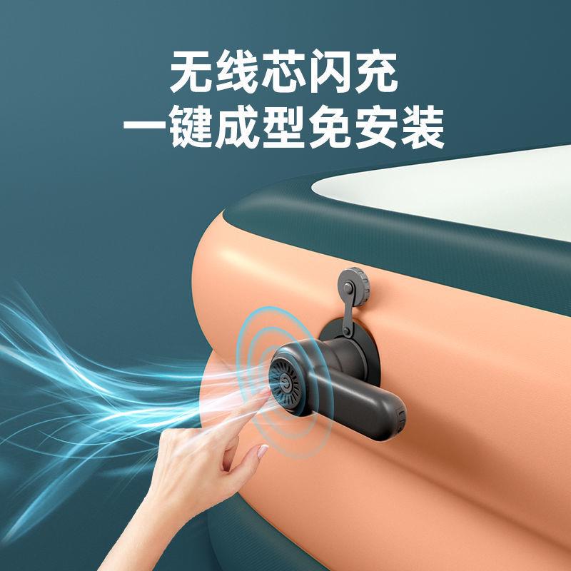 极速儿童自动f充气游泳池家用可折叠婴儿宝宝成人超大户外洗澡盆