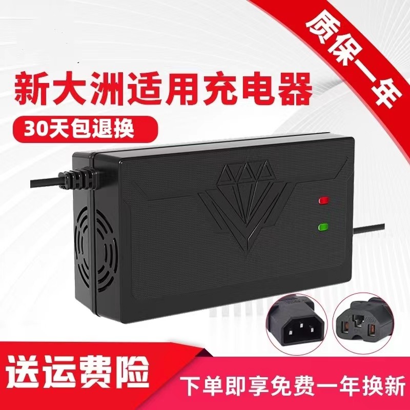 极速适用新大洲新国标电动n车电瓶充电器48V12AH60V20AH72V32A通