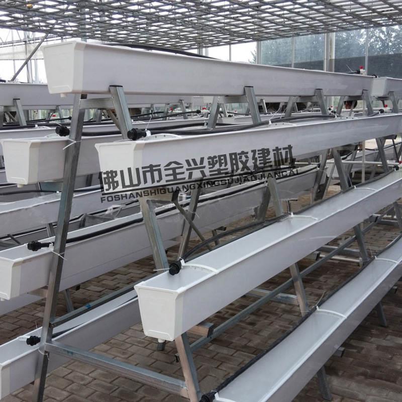 极速天沟雨水槽pvc导水雨水x落水接水管配件U型排水系统檐沟排水