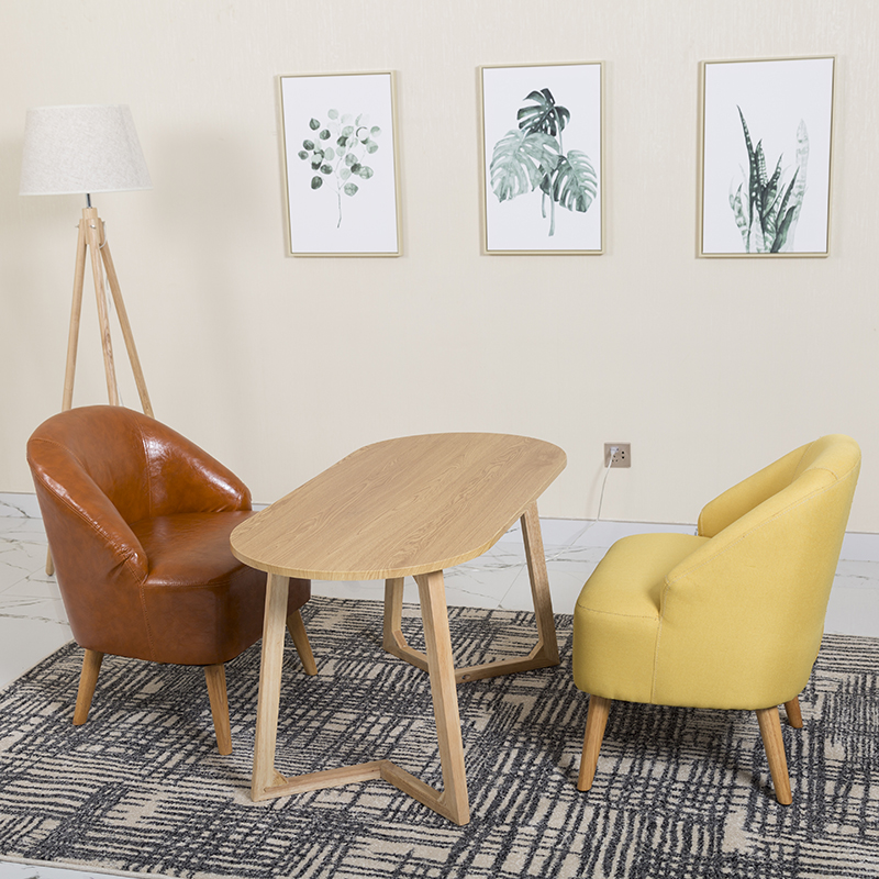 极速加高茶几桌60cm高70v客厅田园风格小户型阳台休闲低腿餐桌卡