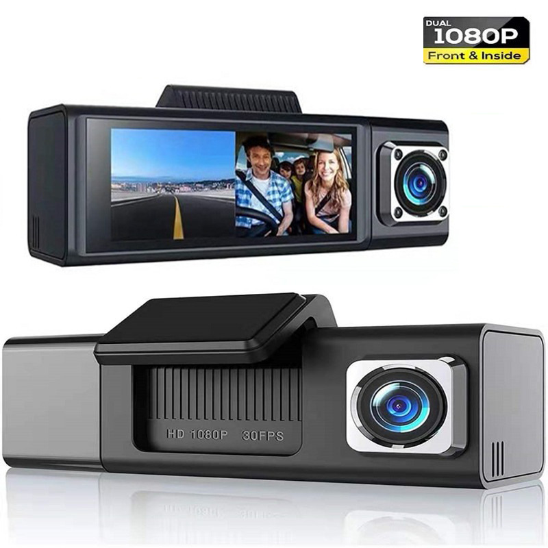 极速3寸行车记录仪 高清1080P车前车内双录 可R支持三录 汽车汽车